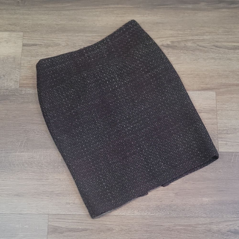 Spiegel Mini Skirt Vintage Black Multi Color Tweed Womens Size 12